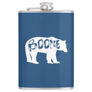 Boone North Carolina Bear Flachmann