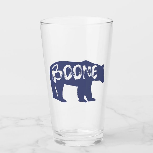 Boone North Carolina Bear Glas (Vorderseite)