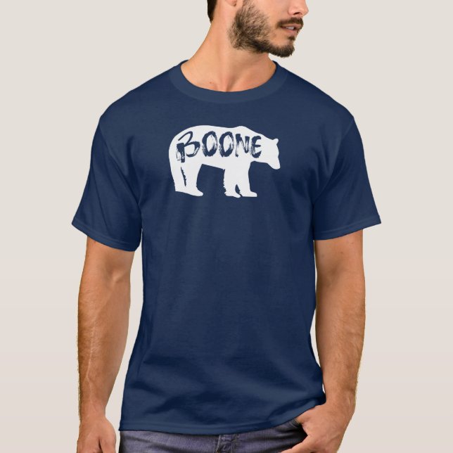 Boone North Carolina Bear T-Shirt (Vorderseite)