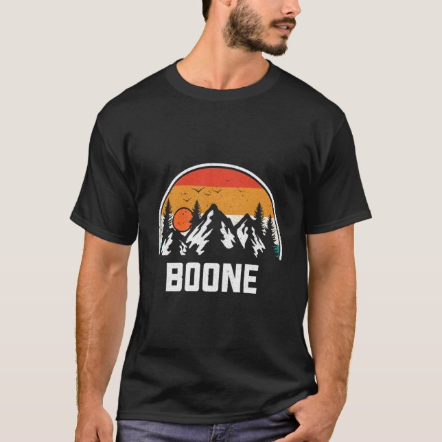 Boone North Carolina Nc Mountains Hiking T-Shirt (Vorderseite)