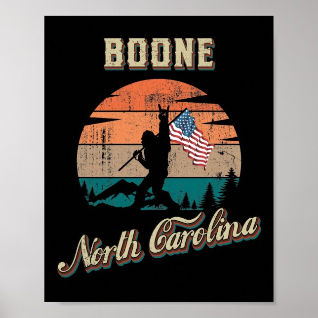Boone North Carolina Poster (Vorne)