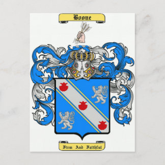 Boone Postkarte