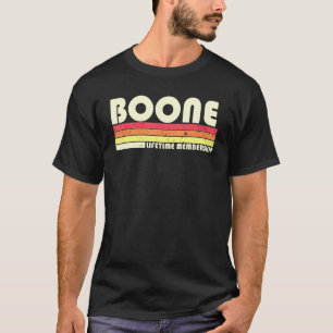 Boone Surname Retro Vintag 80er 90s Geburtstag Reu T-Shirt