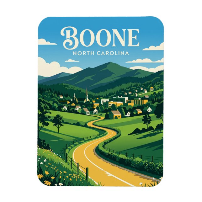 Boone USA Magnet (Vertikal)