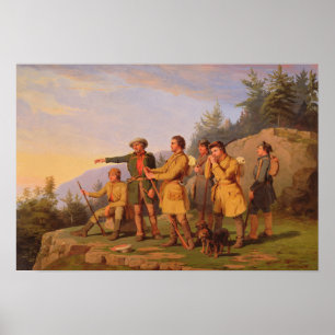 Boones erste Sicht auf Kentucky Poster