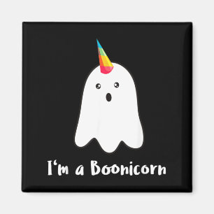 BOOnicorn Boo Gespenst Einhorn Halloween Lustig Magnet