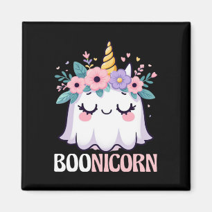 Boonicorn Unicorn Ghost Halloween Männer Frauen Ki Magnet
