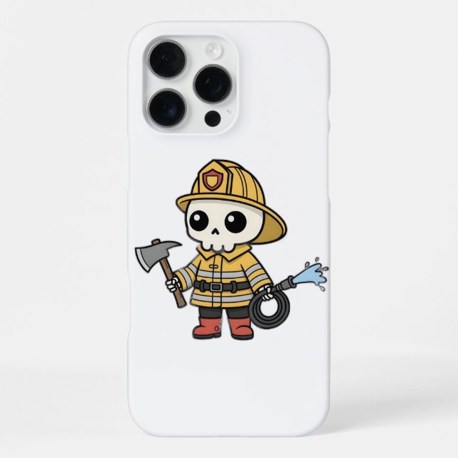 Boonis als Feuerwehrmann iPhone Hülle (Rückseite)