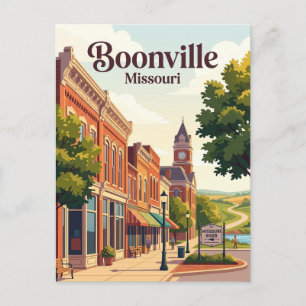 Boonville, Missouri Postkarte