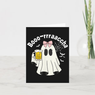 Booo rraaccha Funny Ghost Beer Halloween Spooky S Karte