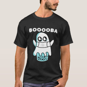 Boooba Kawaii Boba Tea Drink Verstecken im Hallo T-Shirt
