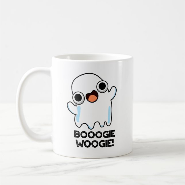 Booogie Woogie Funny Music Ghost Pub Kaffeetasse (Links)