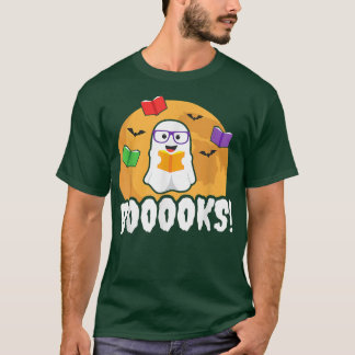 Booooks Ghost T Books Bibliothek Geschenk Funny T-Shirt