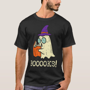 Booooks Süßer Geist liest Bibliotheksbücher Hallow T-Shirt