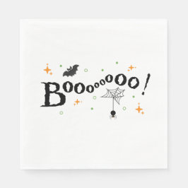 Booooo Niedlich Halloween-Party Napkins Serviette