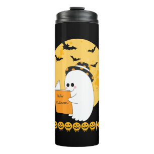 Boooooks Shirt Boo Read Books Halloween Thermosbecher