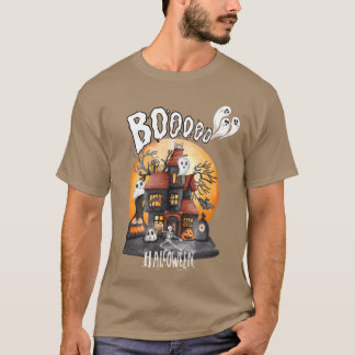 booooooooooo Halloween-Stadtfamilie T-Shirt