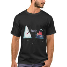 Boop! Adorable Iceberg und Ship Cartoon Design