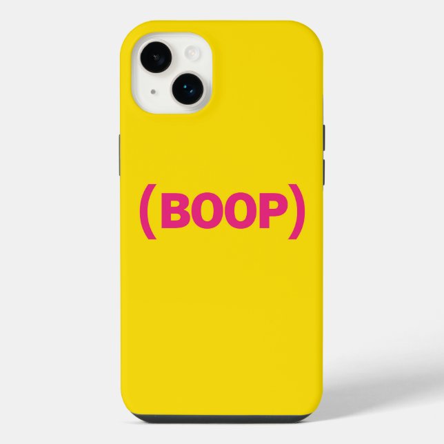 (BOOP) iPhone Hülle (Rückseite)
