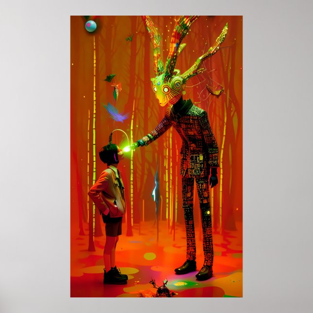 Boop - Ken Gage Surreal Art Poster (Vorne)