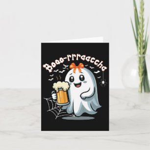 Boorachas Funny Halloween Ghost Drinks Margarita Karte