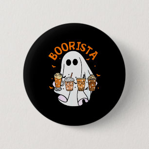 Boorista Barista Geist Kaffee Halloween Soky Saiso Button