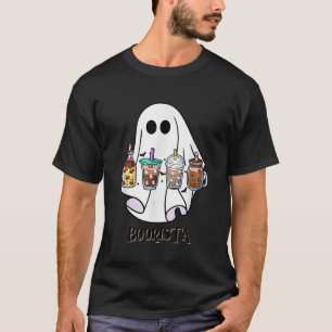 Boorista Boo Kaffee Halloween Spooky Ghost-Kaffee T-Shirt