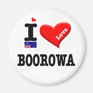 BOOROWA - I Liebe Magnet