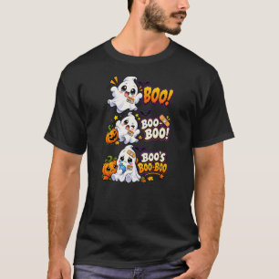 Boos Boo-Boo Süßer Geist Halloween Humor T-Shirt