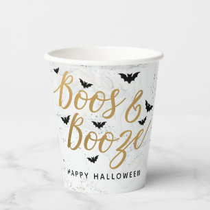 Boos & Booze Halloween-Party Pappbecher