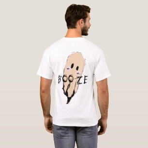 Boos Booze Halloween-Party Vintag Ghost Drink T-Shirt