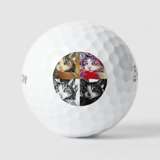 Boo's Collage Srixon Soft Feel 3 pk Golf Balls Golfball