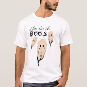 Boos Halloween-Party Vintage-Geist Trink-T-Shirt T-Shirt