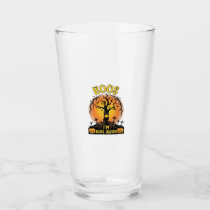 Boos ich bin wieder da Halloween Gruseliger Baum K Glas
