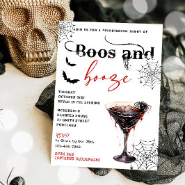 Boos und Ankurbelung des Halloween-Party Einladung