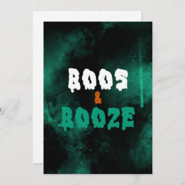 Boos und Boos Adult Halloween-Party Einladung