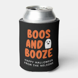 Boos und Booze Adult Halloween Ghost Koozie Cooler Dosenkühler