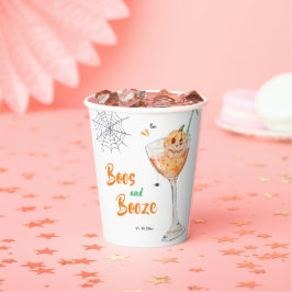 Boos und Booze Cocktail Halloween-Party Pappbecher