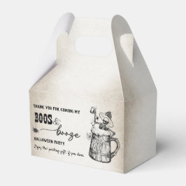 Boos und Booze Ghost-Halloween-Party Geschenkschachtel