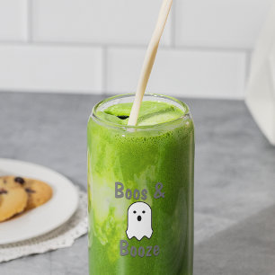 Boos und Booze Halloween Dosenglas