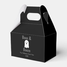 Boos und Booze Halloween Geschenkschachtel