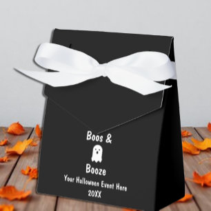 Boos und Booze Halloween Geschenkschachtel