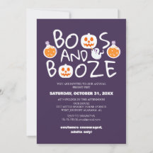 Boos und Booze Spooky Halloween Party