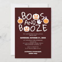 Boos und Booze Spooky Halloween Party