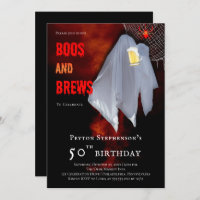 Boos und Brews Ghost Halloween 50. Geburtstagspart