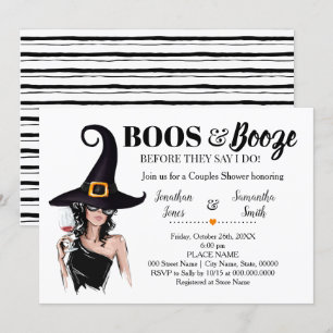 Boos und Stiefel, bevor ich Paare Dusche Einladung
