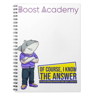 Boost Academy Sharks Notebook Notizblock