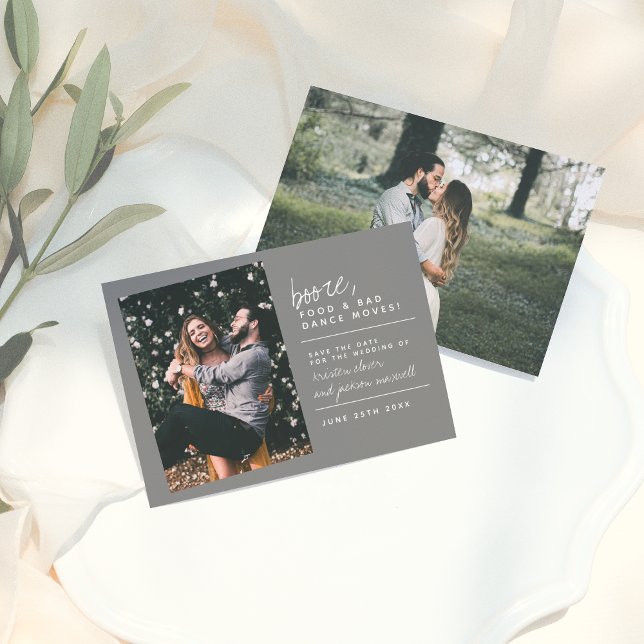 Boost Food & Bad Dance Moves Slate Gray Save The Date (Von Creator hochgeladen)