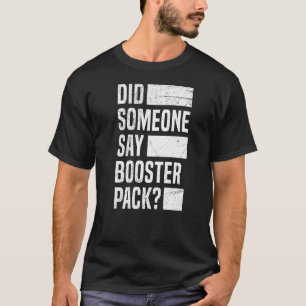 Booster Pack-Kartenangebot für eine Handelskarte T-Shirt