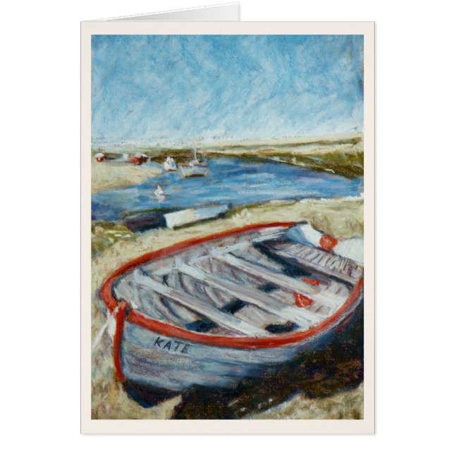 Boot am Strand (Vorne)